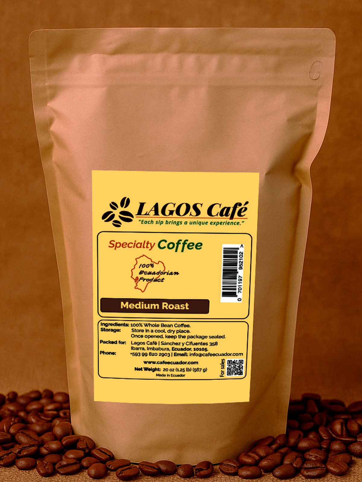 Bolsa de Lagos Café Tostado